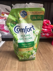 COMFORT Đậm Đặc 1 Lần Xả Hương Gió Xuân - túi 1.8L
