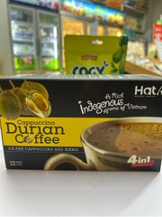 Cà phê Cappucino Sầu riêng Hata - Hộp 12 gói
