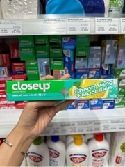 Kem đánh răng Closeup Chanh vàng+ Muối biển- hộp 180g