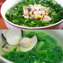 Cải canh Sạch Lâm Thao (Cải xanh) - Túi 500g