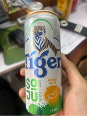Bia Tiger Soju Wonder Melon - Lon 330ml