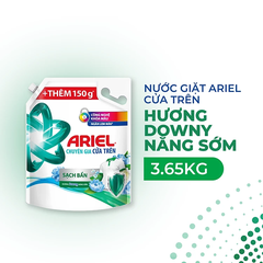 Nước Giặt Ariel Cửa Trên Ngăn Lem Màu hương Nắng sớm - Túi 3.57L