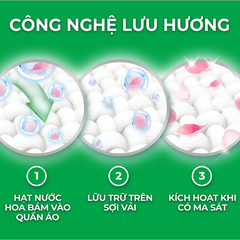 Nước Giặt Ariel Cửa Trên Ngăn Lem Màu hương Nắng sớm - Túi 3.57L