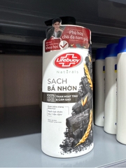 LIFEBUOY ST Sạch Bã Nhờn Than HoạtTính Cám Gạo - chai 800g