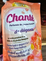 Nước giặt xả 8in1 Chanté Hương hoa mẫu đơn Pháp - Túi 3.05kg