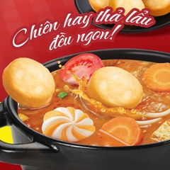 Viên hải sản Đậu hũ phô mai CJ Cầu Tre - Gói 240g