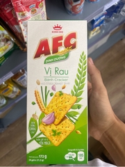 Bánh cracker AFC vị rau - Hộp 172g