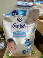 COMFORT nước xả mềm vải dịu nhẹ thơm hương phấn - túi 2,3L