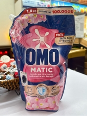 OMO nước giặt Matic cửa trước ngăn ngừa ẩm mốc - túi 1.8kg