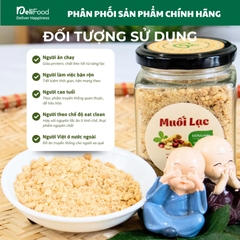 Muối lạc vừng vàng HAPI - Lọ thủy tinh 230g