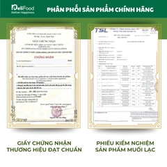 Muối lạc vừng đen HAPI - Lọ thủy tinh 230g