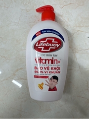 LIFEBUOY Nước Rửa Tay Bảo Vệ Vượt Trội 10X - chai 450g