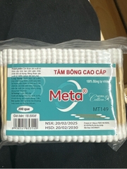 Tăm bông thân trúc Meta - Gói 200 que