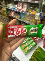 Kẹo xốp Kitkat Milo Socola sữa Nestle' - Thanh 16g