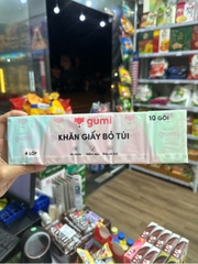 Khăn giấy bỏ túi Gumi 4 lớp - bịch 10 gói