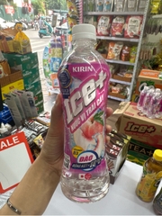 Nước vị trái cây ICE+ hương đào - chai 490ml