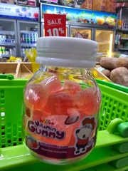 Kẹo dẻo Wolfoo có nhân vị dâu - hộp 68g