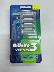 Dao Cạo Râu Gillette VECTOR 3 - Set 6 Lưỡi Dao