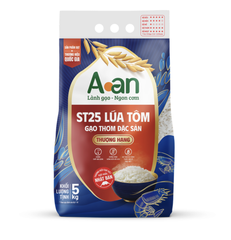 Gạo ST25 AAN Lúa Tôm - Bao 8 Túi 5Kg