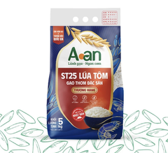 Gạo st25 Lúa tôm AAN - Túi 5KG