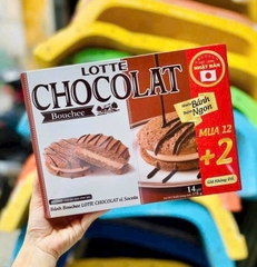 Bánh Lotte Chocolate Bouchee Vị Socola - Hộp 387g