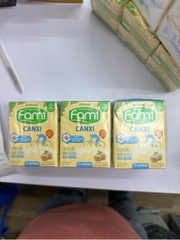 Sữa đậu nành Fami canxi ít đường - hộp 200ml