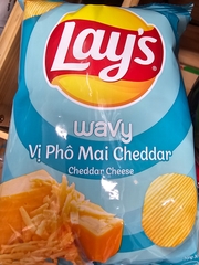 Bim bim Lay's wavy vị phô mai cheddar - Gói 28g