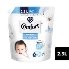 COMFORT nước xả mềm vải dịu nhẹ thơm hương phấn - túi 2,3L