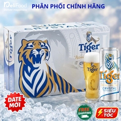 Bia Tiger Bạc Crystal - Lon 330ml