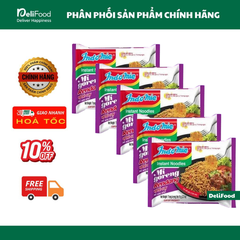 Mì Trộn Indomie Xào Khô Vị Bò Cay - Gói 91g