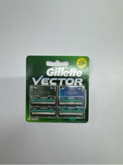 Lưỡi Dao Cạo Râu Gillette Vector - Set 4 Lưỡi Thay Thế