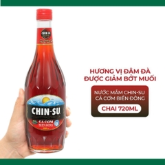 Nước mắm Chinsu Cá cơm biển Đông - Chai 720ml