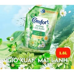 COMFORT Đậm Đặc 1 Lần Xả Hương Gió Xuân - túi 1.8L