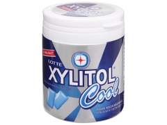 Kẹo gum không đường Lotte Xylitol Cool hũ 130.5g