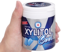 Kẹo gum không đường Lotte Xylitol Cool hũ 130.5g