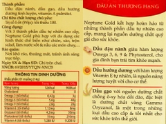 Dầu Neptune Gold, chai 1L