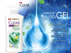 CLEAR dầu gội mát lạnh bạc hà 630g