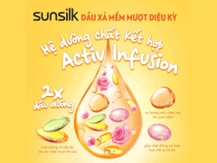 SUNSILK dầu xả mềm mượt diệu kỳ 320g - Nhãn vàng