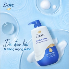 DOVE Sữa Tắm Serum Tái Tạo Độ Ẩm - Chai 500G