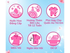 Downy nước xả vải hương tinh khôi Lan tiên và Trà trắng - gói 18ml