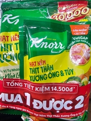 Hạt nêm Knorr thịt thăn xương ống và tủy 400g tặng 1 gói 65g cùng loại