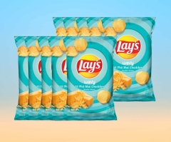 Bim bim Lay's wavy vị phô mai cheddar - Gói 28g