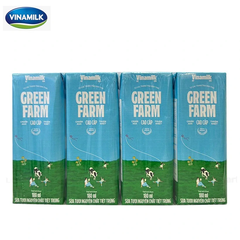 Sữa Vinamilk Green Farm Tiệt Trùng Cao Cấp Nguyên Chất - Hộp 180ml