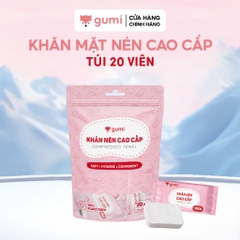 Gói 20 viên khăn mặt nén Gumi