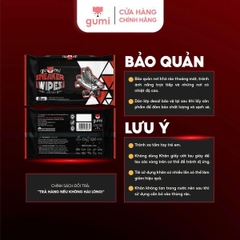 Khăn ướt lau giày gumi - Gói 25 tờ