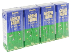 Sữa Vinamilk Green Farm Tiệt Trùng Cao Cấp Rất Ít Đường - Hộp 180ml