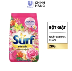 Surf bột giặt hương  nước xả vải - túi 2kg