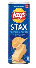 Bim bim Lay's STAX vị phô mai cheddar - Hộp 100g