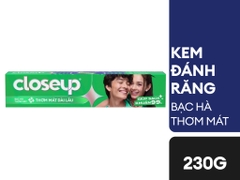 Kem đánh răng Closeup bạc hà thơm mát 180g