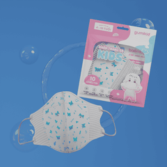 Khẩu trang trẻ em Gumi 3 lớp khánh khuẩn- túi 10 chiếc